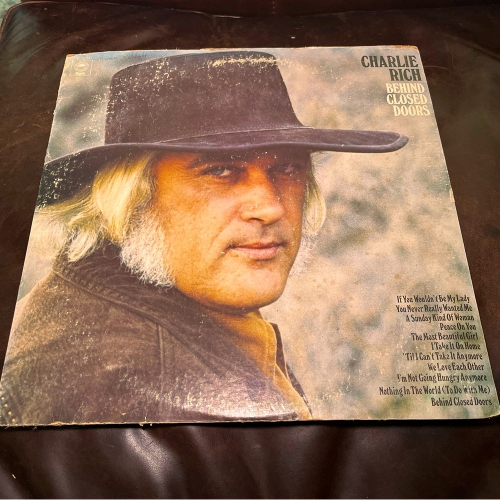 Charlie Rich 'Behind Closed Doors' Vinyl Record 1973